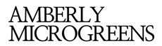 Amberly Microgreens logo - An Anti-inflammatory powder