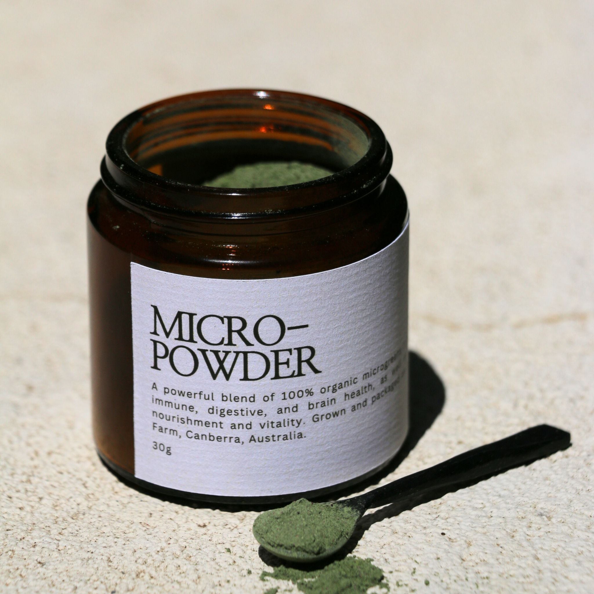 Micro-Powder Grown and packaged on Amberly Farm - Amberly Microgreens